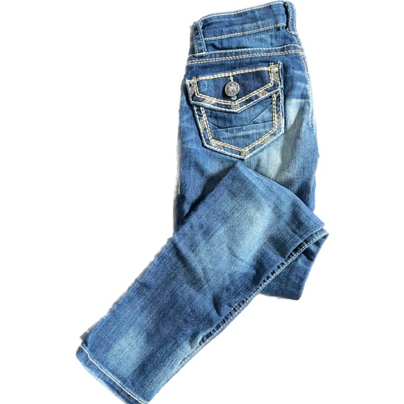 DAYTRIP ARIES SKINNY MEDIUM WASH JEANS SIZE 24R - Picture 1 of 6